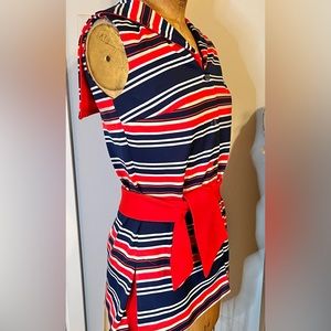 Authentic 1970s Mod Polyester 3 Pc Pant Suit by Lady Flair of Dallas